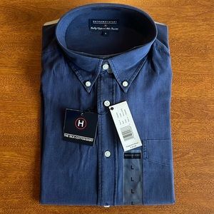 Hathaway Sport The Silk-Cotton Long Sleeve shirt, size large